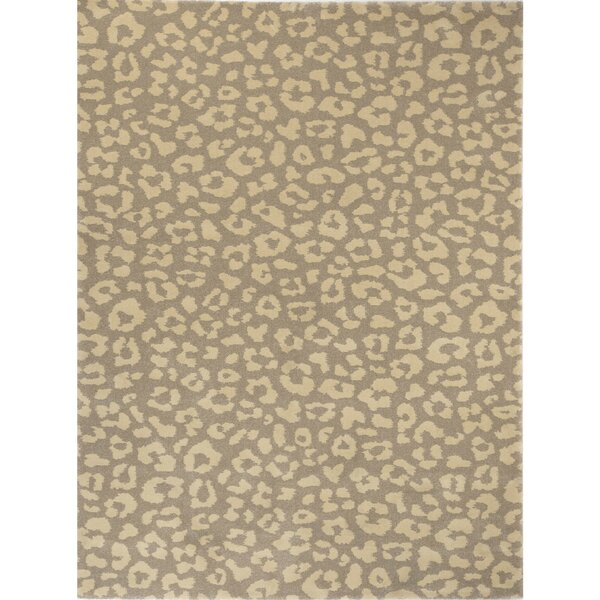 House of Hampton Calgary Animal Print Taupe Area Rug Wayfair